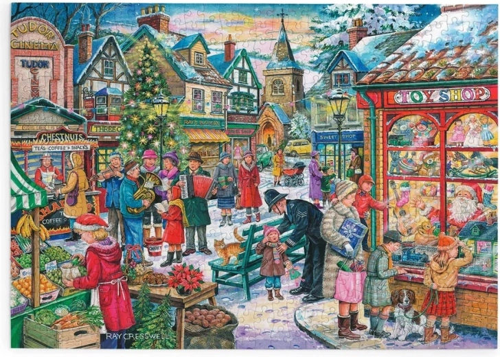 Puzzle HOP Shopping di Natale, 500 pezzi grandi