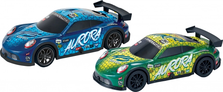 Auto da corsa a frizione con effetti luminosi 20 cm