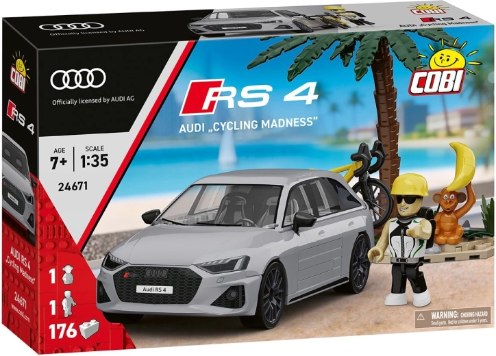 Set di costruzione COBI Audi RS4 Cycling Madness in scala 1:35