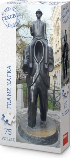 Puzzle panoramico Dino, Edizione Turistica Cechia – Monumento a Franz Kafka (75 pezzi)
