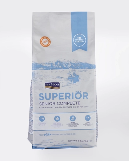 Crocchette per cani anziani di piccola taglia con salmone e patate 6 kg