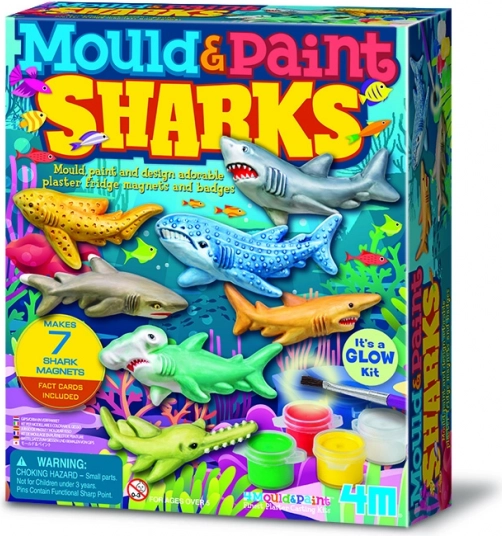 Creazioni e pittura squali