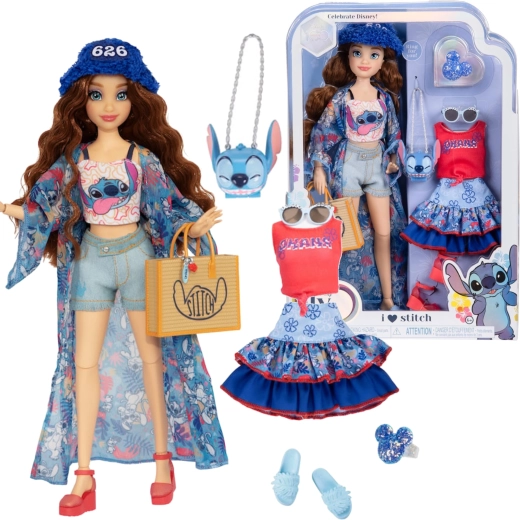 Bambola alla moda Disney ILY 4Ever stile STITCH con set di accessori 30 cm
