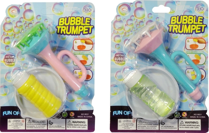 Giocattolo per bolle a forma di trombetta