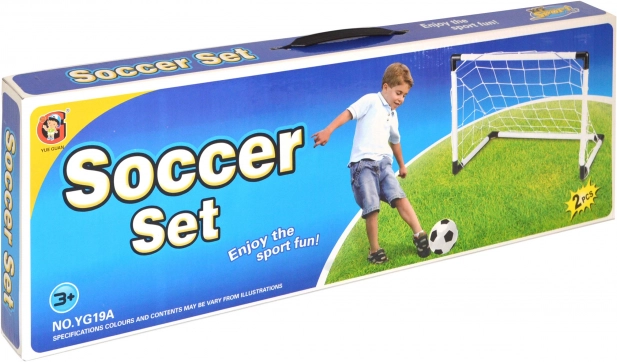 Set di 2 porte da calcio per bambini