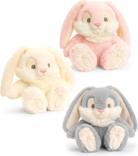 Coniglietto di peluche con toppa 15 cm KEEL TOYS