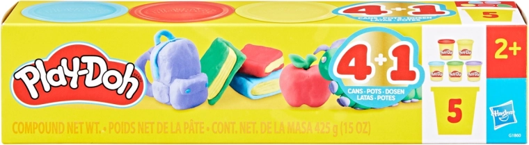 Play-Doh set di pasta da modellare 5 vasetti