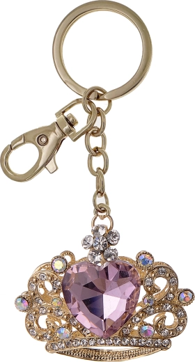 Portachiavi corona d’oro per bambini