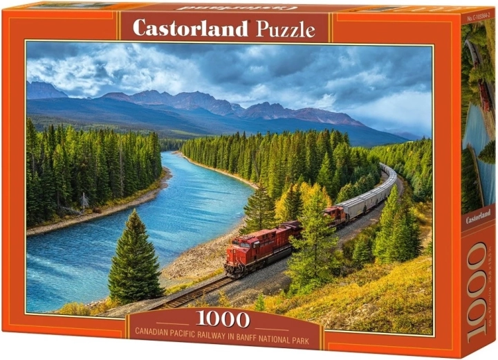 Puzzle Castorland Ferrovia Canadian Pacific nel Parco Nazionale di Banff 1000 pezzi
