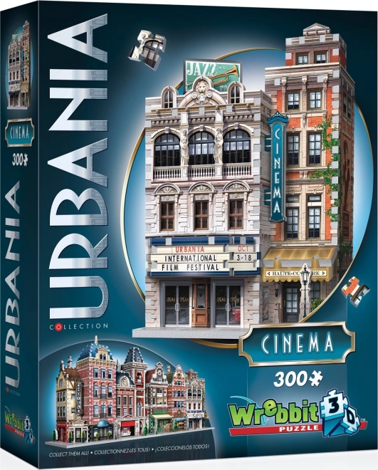WREBBIT puzzle 3D Urbania: cinema, 300 pezzi