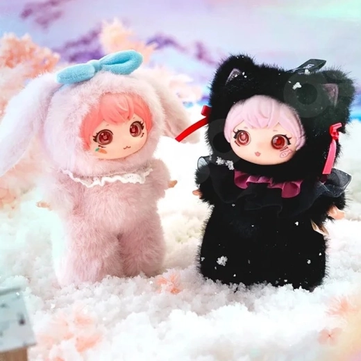 Figurina di peluche da collezione Letsvan con ciondolo Ziyuli Party zvířátek blind box - 1 pezzo