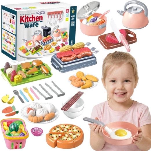 Woopie set da cucina per bambini 108 pezzi