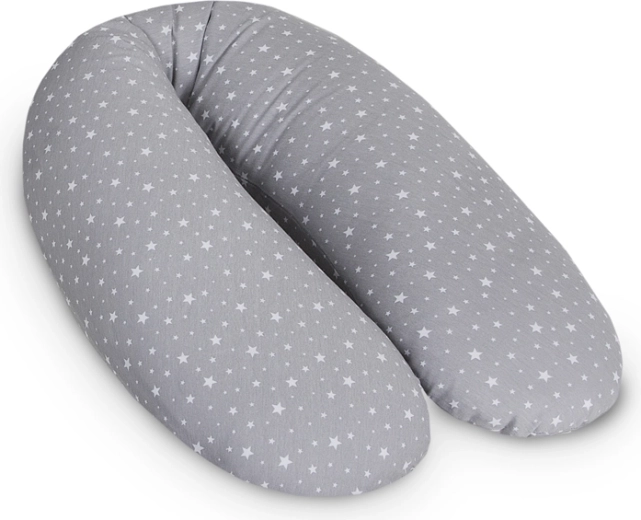 Cuscino per allattamento Ceba Cebuška Multi Żerzej Grey Stars 190 cm