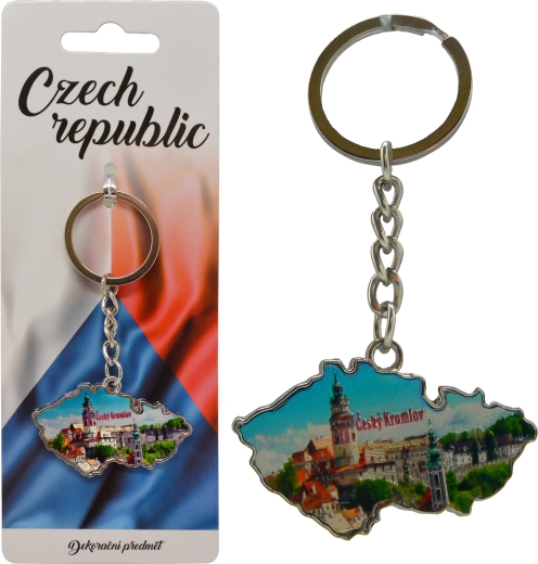 Portachiavi Český Krumlov – souvenir di stile