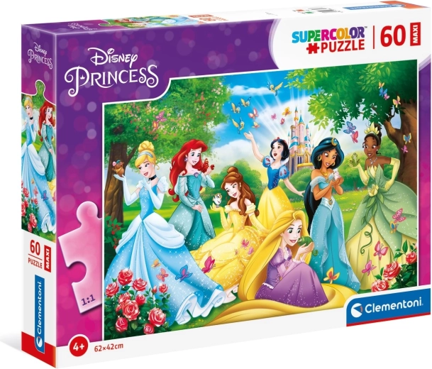 Puzzle maxi 60 pezzi – principesse disney