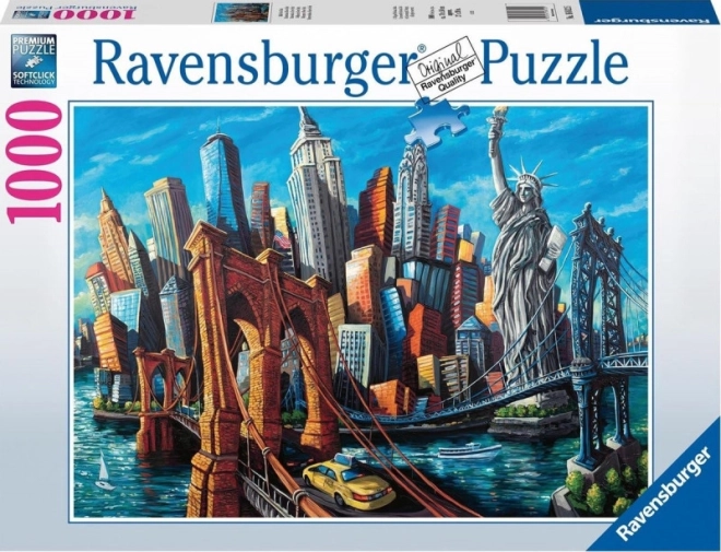 Puzzle Ravensburger Welcome to New York 1000 pezzi