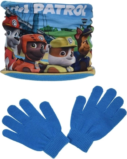 Scaldacollo e guanti Paw Patrol