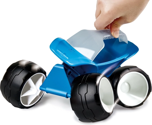 Buggy blu per la sabbia