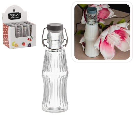Bottiglia in vetro con chiusura meccanica 270 ml