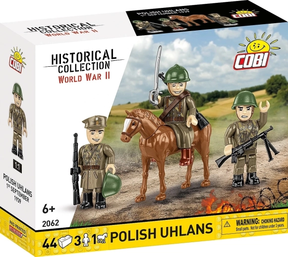 Ulani polacchi – minifigure di soldati con cavallo (44 pezzi)