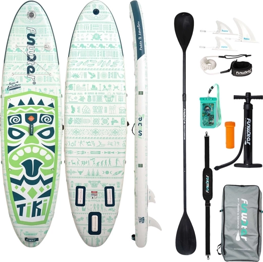 Funwater paddleboard gonfiabile Tiki 320 cm verde