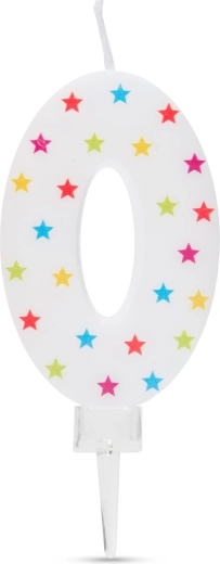 Candela per torta numero 0