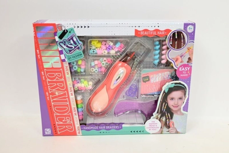 Accessori per bambole – set per intrecciare i capelli