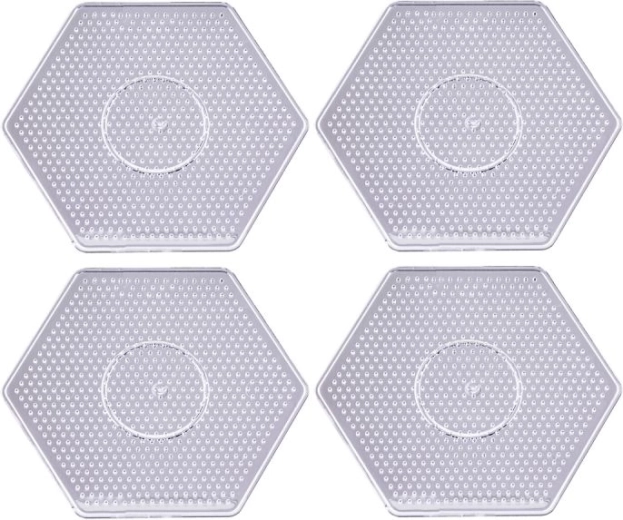 Sagoma per perline da stirare – base esagonale (4 pz)