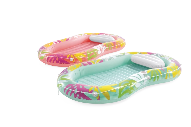 Materassino gonfiabile con cuscinetto Tropical Oasis