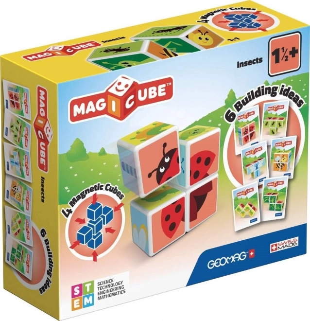 GEOMAG Cubi magnetici Magicube Insetti