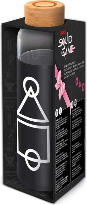 Bottiglia in vetro con custodia 585 ml SQUID GAME