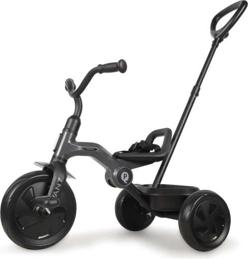 Triciclo pieghevole per bambini Qplay Ant Plus, grigio scuro (2–6 anni)