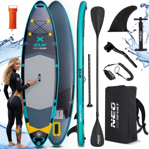 Tavola paddleboard gonfiabile Aquasurf 10’6 (320 × 84 × 15 cm)