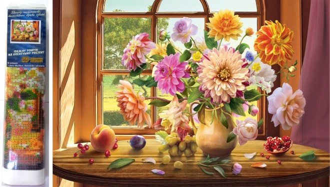 Norimpex pittura diamante Bouquet estivo 30x40 cm