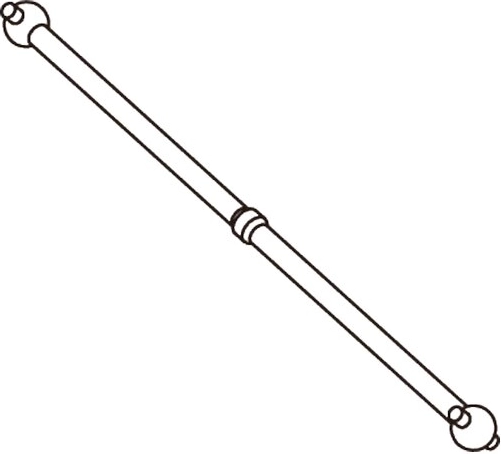 Albero di trasmissione anteriore BL8 (2 pezzi)