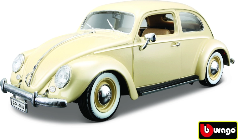 BBU Volkswagen Käfer-Beetle 1955 beige modello di auto 1:18