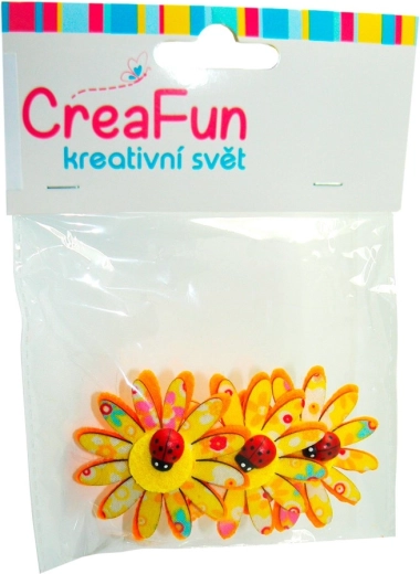 Fiori con coccinelle, set da 3 pezzi