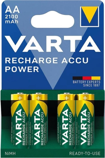 batterie AA ricaricabili 2100 mAh Varta (4 pz)