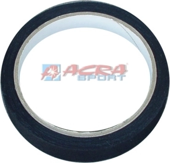 Acra nastro tessile sportivo per bastone da hockey 2 cm x 10 m nero - 1 pezzo