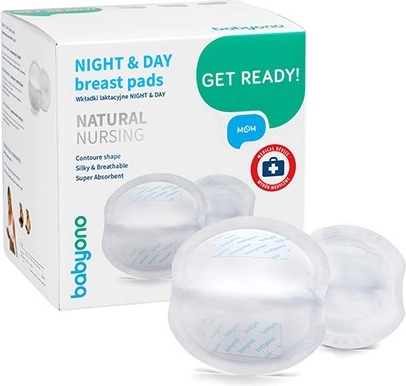 BabyOno coppette assorbilatte Night & Day 40 pz