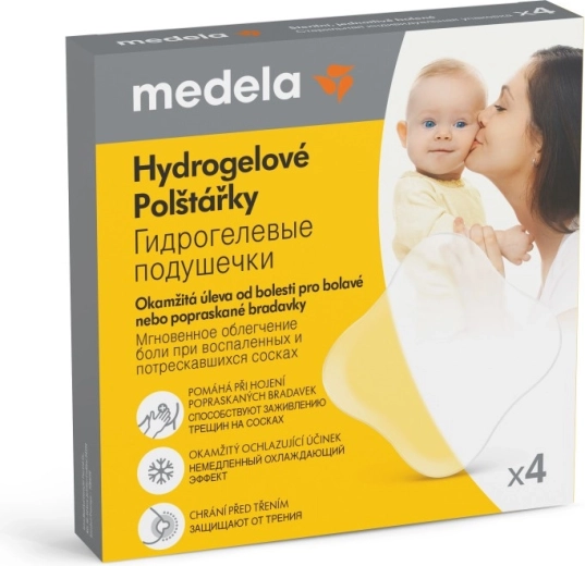 Cuscinetti al gel idrofilo per capezzoli MEDELA 4 pz