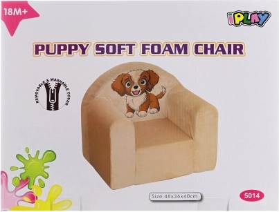 Poltroncina gonfiabile automatica per bambini – cagnolino