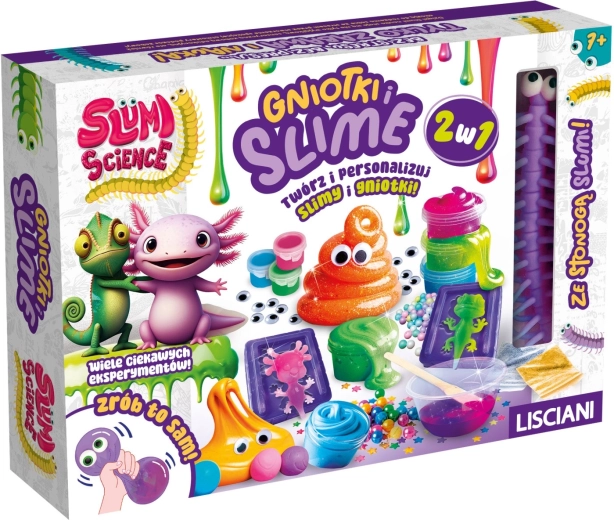 Set creativo Slumi Squish e Slime 2 in 1