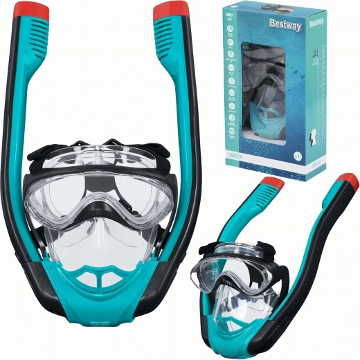 Maschera da snorkeling integrale Bestway L/XL
