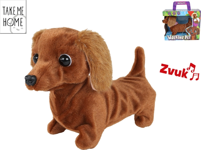 Bassotto di peluche Take Me Home – giocattolo interattivo per bambini