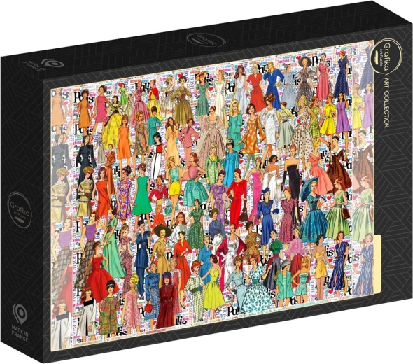 Puzzle Grafika Ricordi della moda da 1000 pezzi