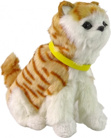 Gattino di peluche interattivo con movimento della testa e della coda