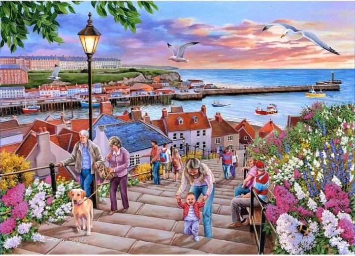 Puzzle House of Puzzles 199 gradini a Whitby, 1000 pezzi