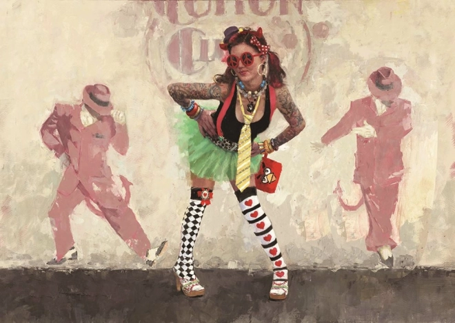 Puzzle Angelo con diavolo nel corpo - 1000 pezzi