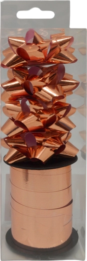 Set di fiocchi regalo rosa con nastro 10 m (4 pz) SPARKYS